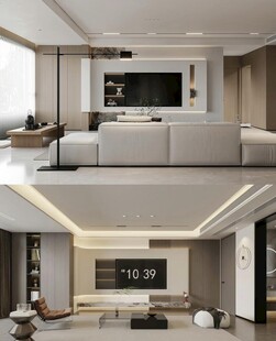 电视背景墙 客厅效果图 电视墙