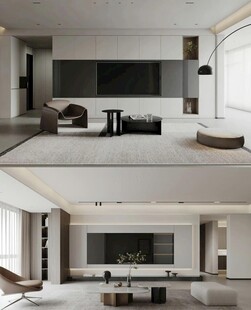 电视背景墙 客厅效果图 电视墙