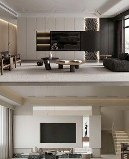 电视背景墙 客厅效果图 电视墙