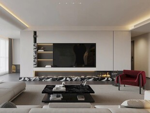 电视背景墙 客厅效果图 电视墙