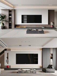 电视背景墙 客厅效果图 电视墙