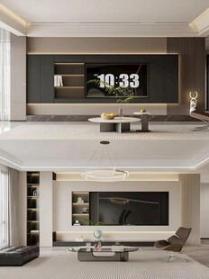 电视背景墙 客厅效果图 电视墙