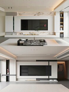 电视背景墙 客厅效果图 电视墙