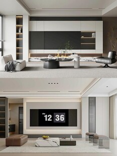 电视背景墙 客厅效果图 电视墙