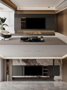 电视背景墙 客厅效果图 电视墙