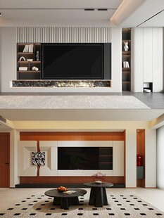 电视背景墙 客厅效果图 电视墙