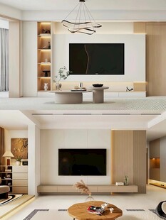 电视背景墙 客厅效果图 电视墙