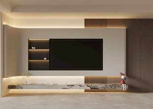 电视背景墙 客厅效果图 电视墙