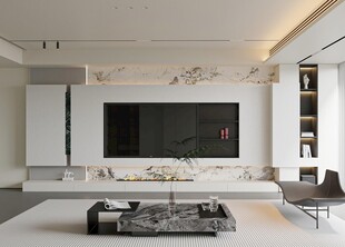 电视背景墙 客厅效果图 电视墙