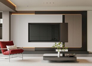 电视背景墙 客厅效果图 电视墙
