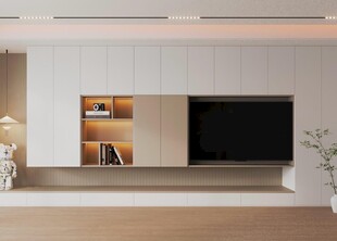 电视背景墙 客厅效果图 电视墙