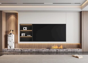 电视背景墙 客厅效果图 电视墙