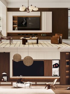 电视背景墙 客厅效果图 电视墙