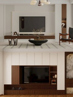 电视背景墙 客厅效果图 电视墙