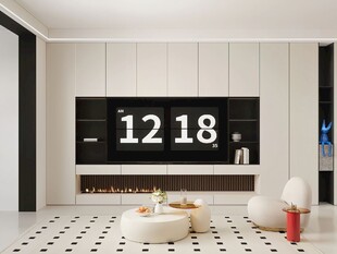 电视背景墙 客厅效果图 电视墙