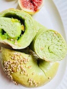 抹茶贝果