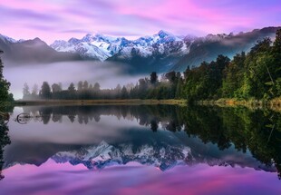 山水湖景