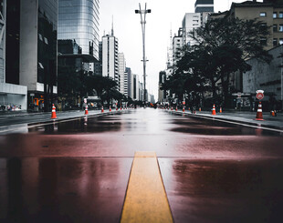 城市雨街道
