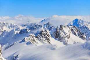 雪山美景