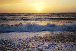 海边夕阳