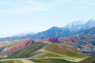 山峦美景