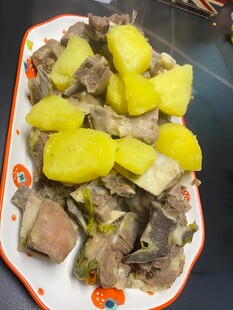土豆炖排骨