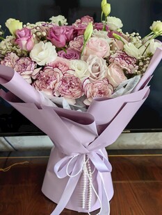 浪漫多彩鲜花花束