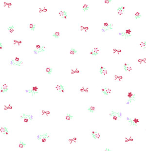 碎花蝴蝶结图案背景