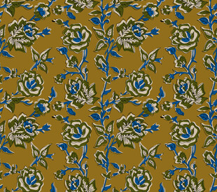 复古花卉图案布料纹理