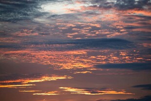绚丽晚霞天空美景
