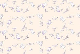 淡紫色花卉图案背景纹理