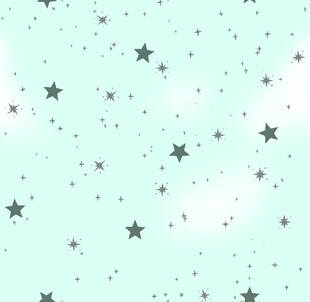 淡蓝背景星星图案 扎染