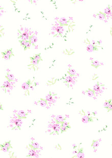 粉色花卉图案背景