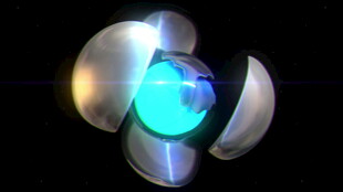 抽象球体光影艺术画面