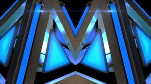 炫酷几何灯光造型