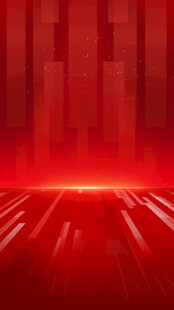 红色科技感光线背景画面
