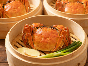 蒸螃蟹