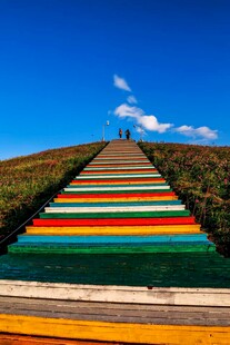 彩色阶梯