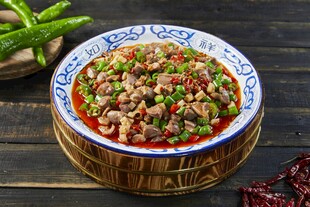 辣炒鸡胗