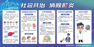 社会共治 消除肝炎 宣传栏