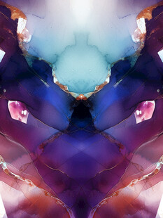 抽象梦幻色彩艺术图案