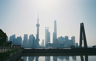 上海外滩城市天际线景观