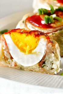 溏心蛋三明治
