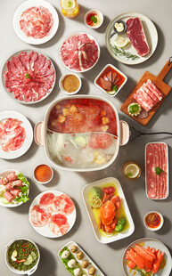 丰盛火锅食材