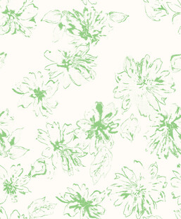 绿色花卉图案背景纹理