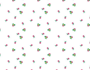 紫色小花图案设计元素