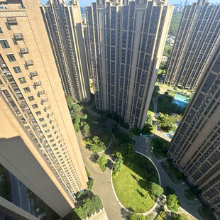 高层住宅区俯瞰景观