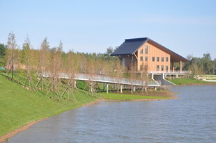 北京朝阳坝河景观