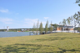 北京朝阳坝河景观