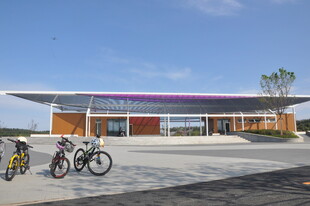 北京朝阳坝河景观